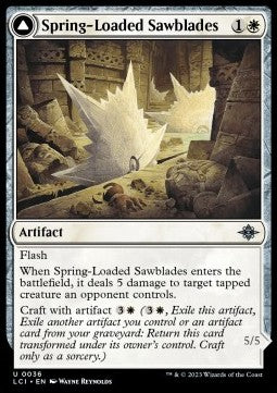 The Lost Caverns of Ixalan 0036 Spring-Loaded Sawblades/Bladewheel Chariot