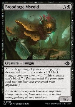 The Lost Caverns of Ixalan 0095 Broodrage Mycoid (Foil)