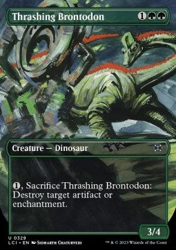 The Lost Caverns of Ixalan 0329 Thrashing Brontodon (Foil)