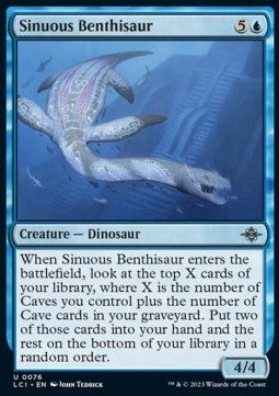 The Lost Caverns of Ixalan 0076 Sinuous Benthisaur