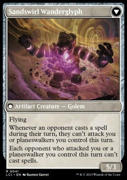 The Lost Caverns of Ixalan 0041 Unstable Glyphbridge//Sandswirl Wanderglyph