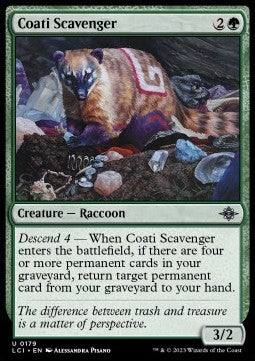 The Lost Caverns of Ixalan 0179 Coati Scavenger