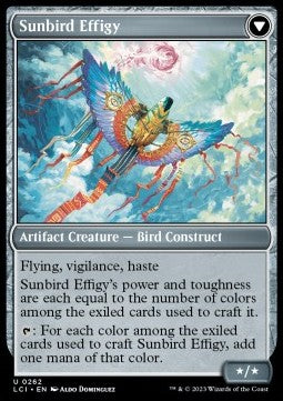 The Lost Caverns of Ixalan 0262 Sunbird Standard/Sunbird Effigy