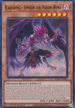 Blackwing Simoon the Poison Wind (Ultra Rare)(RA01-EN012)