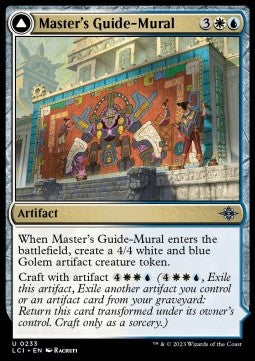 The Lost Caverns of Ixalan 0233 Master's Guide-Mural//Master's Manufactory