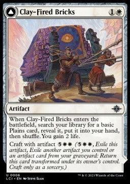 The Lost Caverns of Ixalan 0006 Clay-Fired Bricks/Cosmium Kiln (Foil)