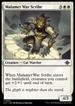 The Lost Caverns of Ixalan 0021 Malamet War Scribe