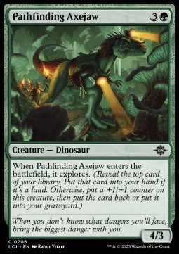 The Lost Caverns of Ixalan 0206 Pathfinding Axejaw (Foil)