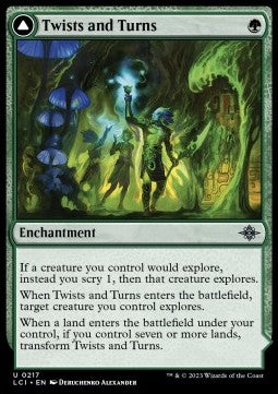 The Lost Caverns of Ixalan 0217 Twists and Turns/Mycoid Maze (Foil)