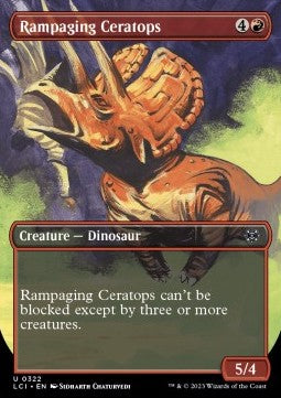 The Lost Caverns of Ixalan 0322 Rampaging Ceratops