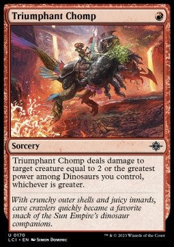 The Lost Caverns of Ixalan 0170 Triumphant Chomp