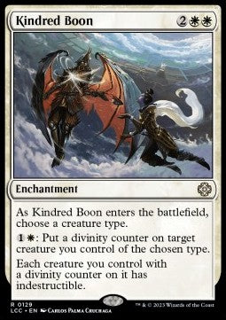 The Lost Caverns of Ixalan Commander 0129 Kindred Boon