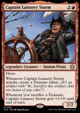 The Lost Caverns of Ixalan Commander 0218 Captain Lannery Storm