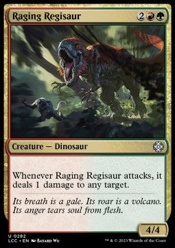 The Lost Caverns of Ixalan Commander 0282 Raging Regisaur