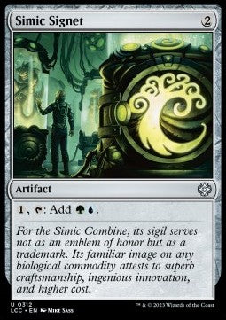 The Lost Caverns of Ixalan Commander 0312 Simic Signet