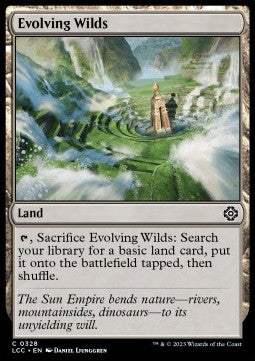 The Lost Caverns of Ixalan Commander 0328 Evolving Wilds