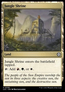 The Lost Caverns of Ixalan Commander 0338 Jungle Shrine