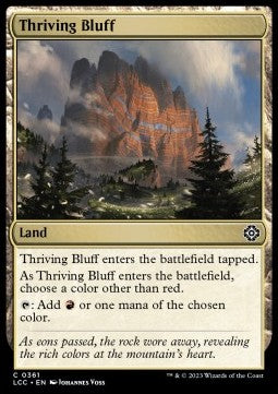 The Lost Caverns of Ixalan Commander 0361 Thriving Bluff