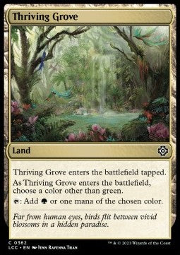 The Lost Caverns of Ixalan Commander 0362 Thriving Grove