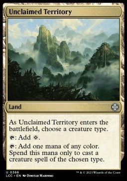 The Lost Caverns of Ixalan Commander 0366 Unclaimed Territory