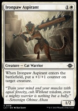 The Lost Caverns of Ixalan 0018 Ironpaw Aspirant