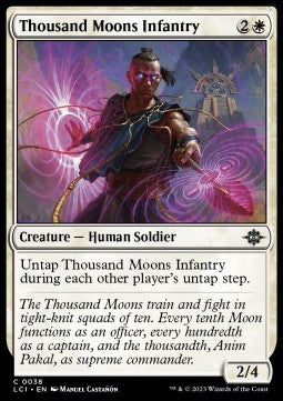 The Lost Caverns of Ixalan 0038 Thousand Moons Infantry (Foil)