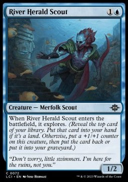 The Lost Caverns of Ixalan 0072 River Herald Scout