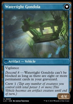 The Lost Caverns of Ixalan 0083 Waterlogged Hulk//Watertight Gondola