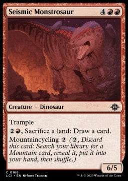 The Lost Caverns of Ixalan 0166 Seismic Monstrosaur