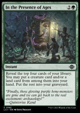 The Lost Caverns of Ixalan 0192 In the Presence of Ages (Foil)