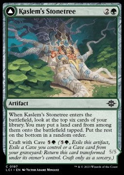 The Lost Caverns of Ixalan 0197 Kaslem's Stonetree/Kaslem's Strider (Foil)