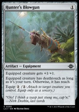 The Lost Caverns of Ixalan 0255 Hunter's Blowgun (Foil)