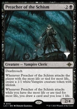 The Lost Caverns of Ixalan 0113 Preacher of the Schism (Silver Stamped)