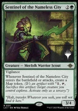 The Lost Caverns of Ixalan 0211 Sentinel of the Nameless City (Silver Stamped)