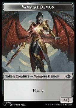 Vampire Demon 0015 Lost Caverns of Ixalan Token