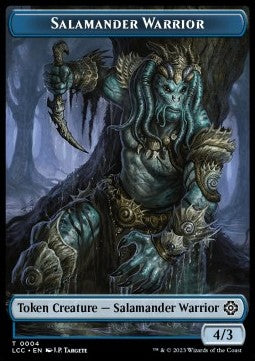 Salamander Warrior 0004 0018 Treasure Lost Caverns of Ixalan Commander Token