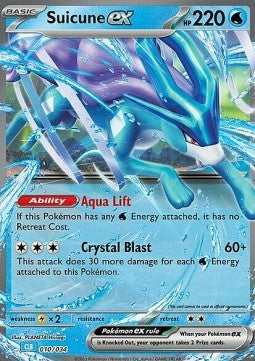 Blastoise & Suicune ex Deck CLB 010/034 Suicune ex