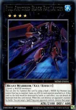 Full Armored Black Ray Lancer (Rare)(MZMI-EN054)