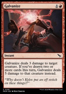 Murders at Karlov Manor 0128 Galvanize (Foil)