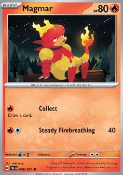 Paldean Fates 009/091 Magmar