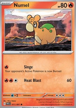 Paldean Fates 011/091 Numel (Reverse Holo)