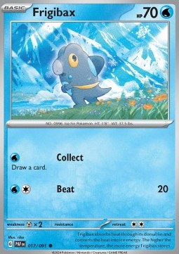 Paldean Fates 017/091 Frigibax (Reverse Holo)