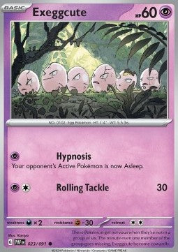 Paldean Fates 023/091 Exeggcute (Reverse Holo)