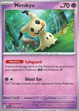 Paldean Fates 037/091 Mimikyu (Reverse Holo)