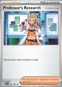 Paldean Fates 087/091 Professor's Research (Holo)