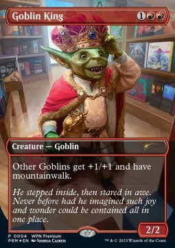 Magic the Gathering WPN Promo 0004 Goblin King (Foil)