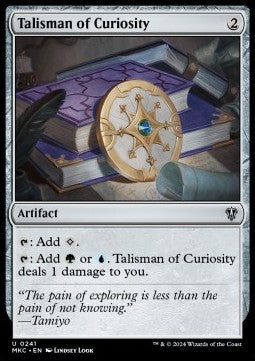 Murders at Karlov Manor Commander 0241 Talisman of Curiosity