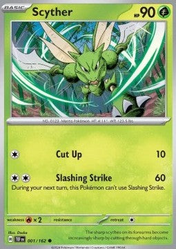 Temporal Forces 001/162 Scyther (Reverse Holo)