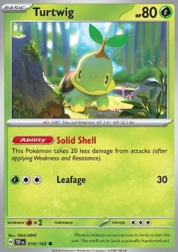 Temporal Forces 010/162 Turtwig (Reverse Holo)