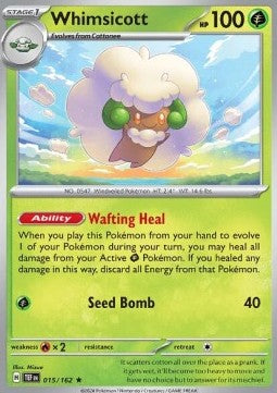 Temporal Forces 015/162 Whimsicott (Holo)